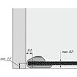 HETTICH - Charnière de porte en verre 105Â° - ET 150 - vignette