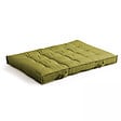 OVIALA - Coussin pour palette matelassé vert 120 x 80cm - Cuzco - vignette