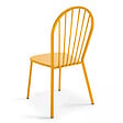 OVIALA - Chaise bistrot en métal jaune - Honfleur - vignette
