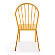 OVIALA - Chaise bistrot en métal jaune - Honfleur - vignette