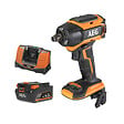 AEG - Pack AEG 18V - Boulonneuse à  chocs Brushless 300 Nm - Batterie 4.0 Ah - Chargeur - vignette