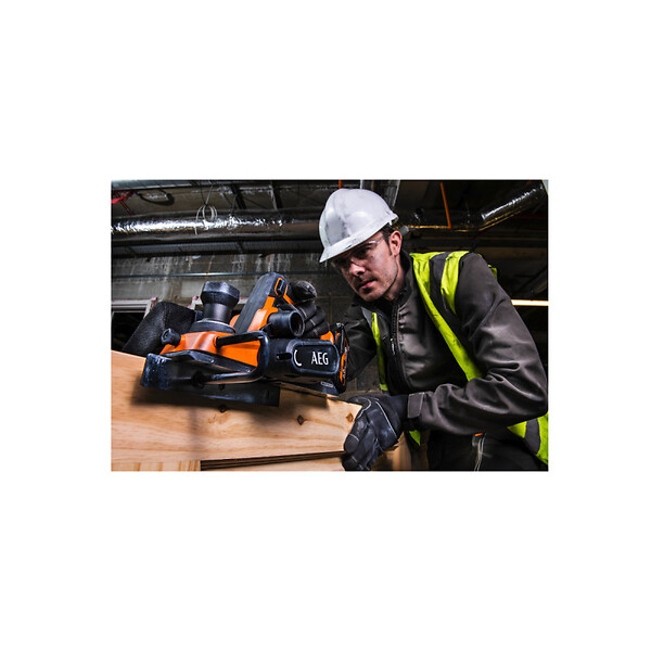 AEG - Pack AEG 18V - Rabot Brushless 82mm - Batterie 4.0 Ah - Chargeur - large