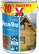 V33 BOIS - Lasure aqua-stop chêne moyen 5L+20% - vignette