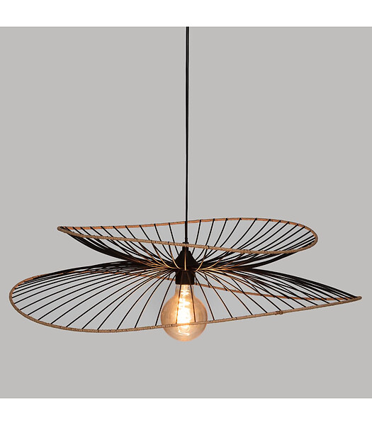 ATMOSPHERA - Luminaire Grande Suspension en Métal Noir D 69,5 cm - large