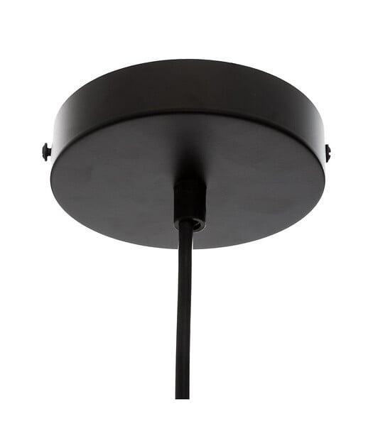 ATMOSPHERA - Luminaire Suspension en Métal filaire Noir D 34 cm - large
