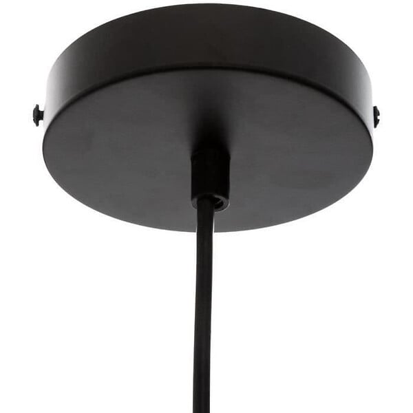 ATMOSPHERA - Luminaire Suspension en Métal filaire Noir D 34 cm - large