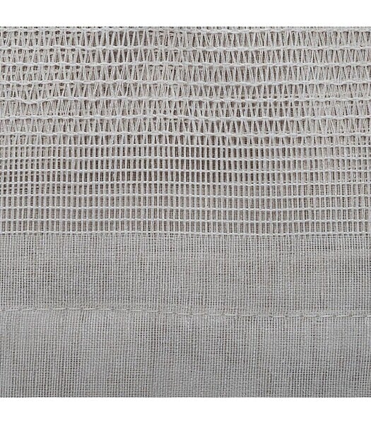 ATMOSPHERA - Voilage à œillets Beige effet lin avec motifs ajourés 140 x 240 cm - large