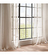 ATMOSPHERA - Voilage à œillets Beige Lin 140 x 240 cm - vignette
