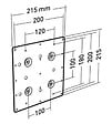 ERARD - plaque adaptatrice jusqu'à  vesa 200 - 002491 - vignette