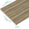 FORESTEA - Tablette mélaminé Authentique 1200 x 300 x 18 mm - PEFC 75% - vignette