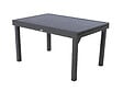HESPERIDE - Table extensible rectangulaire alu Piazza 6/10 places Graphite - Hespéride - vignette