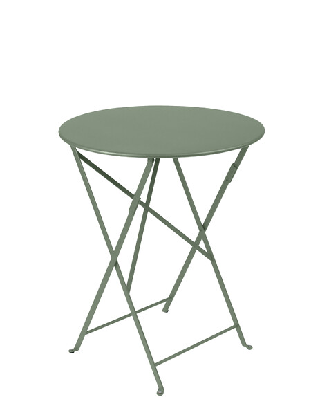 FERMOB - Table de jardin Bistro - Ronde - Acier - Cactus - 2 personnes - large