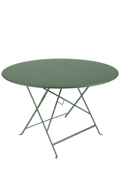 FERMOB - Table de jardin Bistro - Ronde - Acier - Cactus - 6 personnes - large