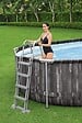 BESTWAY - PIS Power Steel, décor BOIS 732X366X122+FAC+B - vignette