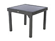 HESPERIDE - Ensemble repas table extensible carrée en verre Piazza + 8 chaises Modula - Hespéride - vignette