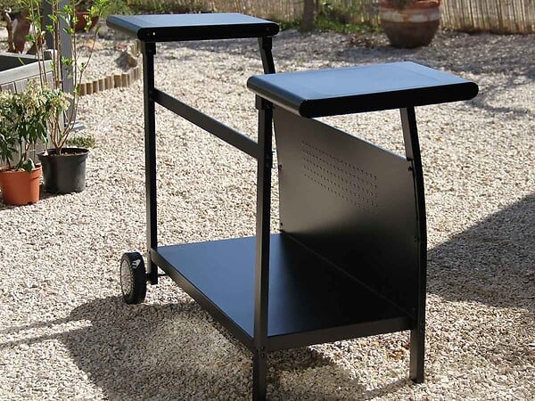 JARDIDECO - Chariot plancha gaz Prato 3 brûleurs - Jardideco - large