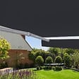 COTE STORE - Store banne manuel 2,5 x 2 m Monobloc pour terrasse - Gris anthracite - vignette