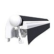 COTE STORE - Store banne manuel 2,5 x 2 m Monobloc pour terrasse - Gris anthracite - vignette