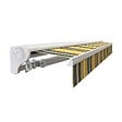 COTE STORE - Store banne manuel Demi coffre 4 x 3 m pour terrasse - Gris jaune - vignette