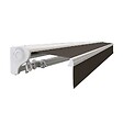 COTE STORE - Store banne motorisé et manuel 4 x 3 m Demi coffre pour terrasse - Taupe - vignette