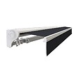 COTE STORE - Store banne motorisé et manuel 4 x 3 m Demi coffre pour terrasse - Gris anthracite - vignette