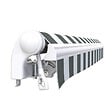 COTE STORE - Store banne manuel 2,5 x 2 m Monobloc pour terrasse - Blanc gris - vignette