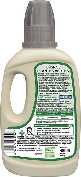 FERTILIGEN - Engrais liquide plantes vertes 400ml - large