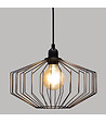 ATMOSPHERA - Luminaire Suspension en Métal filaire Noir D 30.5 cm - vignette