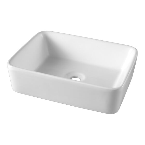 PLANETE BAIN - Vasque à poser rectangle en céramique 48x37.5 cm - large