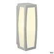 SLV - Applique extérieure SLV MERIDIAN BOX, diffuseur opalescent/gris, E27, 25W max, IP54 - vignette