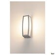 SLV - Applique extérieure SLV MERIDIAN BOX, diffuseur opalescent/gris, E27, 25W max, IP54 - vignette