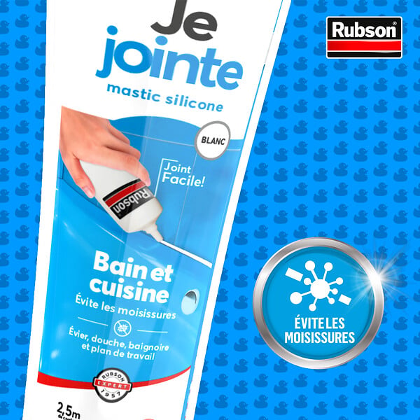 RUBSON - RUBSON Mastic Sanitaire Je Jointe Blanc Tube 150ml - large