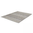 OVIALA - Tapis rectangulaire en polypropylène 160x230 cm gris - Urda - vignette