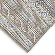 OVIALA - Tapis rectangulaire en polypropylène 160x230 cm gris - Urda - vignette