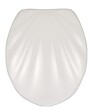 WENKO - Abattant toilettes - Fix-Clip - Easy Close - Forme coquillage - vignette