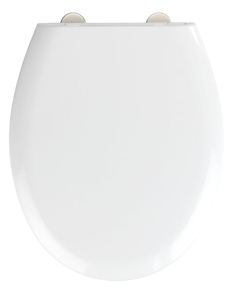WENKO - Abattant toilettes Rieti - Fix-Clip - Easy Close - Blanc - large