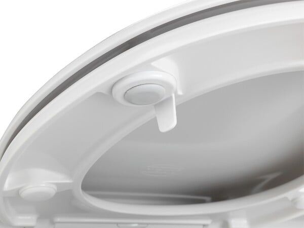 WENKO - Abattant toilettes Rieti - Fix-Clip - Easy Close - Blanc - large