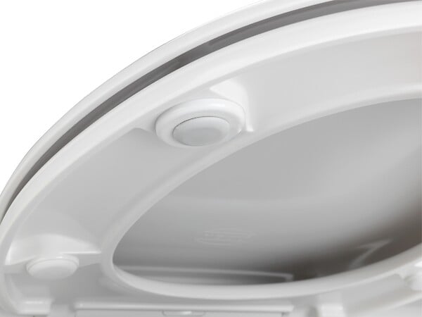 WENKO - Abattant toilettes Rieti - Fix-Clip - Easy Close - Blanc - large