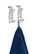 WENKO - Crochet de porte perforé lot de 2 pièces - vignette