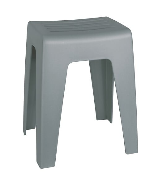 WENKO - Tabouret SDB Kumba gris - large