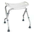 WENKO - Tabouret de bain Secura - Repliable - Assise rectangle - Max. 120kg - vignette