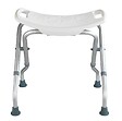 WENKO - Tabouret de bain Secura - Repliable - Assise rectangle - Max. 120kg - vignette