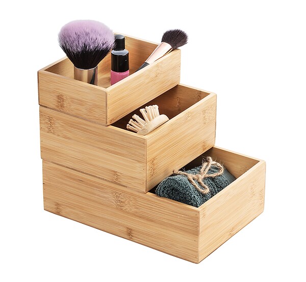 WENKO - Boîte de rangement Terra 15 x 15 x 7,5 cm WENKO - large