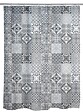 WENKO - Rideau de douche 180x200 Portugal Polyester - vignette