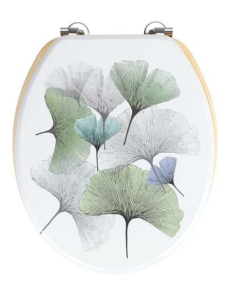 WENKO - Abattant Ginkgo MDF-bambou - large