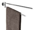 WENKO - Porte-serviettes 2 bras pivotants Cuba chromé - vignette