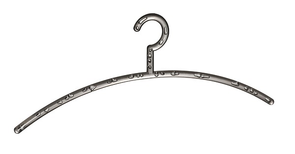 WENKO - Cintre Bubble gris - large