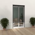 MOUSTIKIT - Moustiquaire enroulable porte - Verticale - Alu - Gris - 150x230cm - vignette