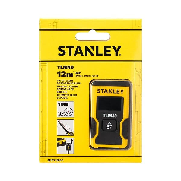STANLEY - Mesure laser tlm40 pocket - 12m - large