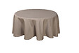 FEELINE - Nappe ronde jacq taupe d180 - vignette